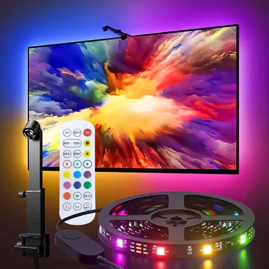Tira Led Inteligente + Camara Sensor Cinta Luces RGB