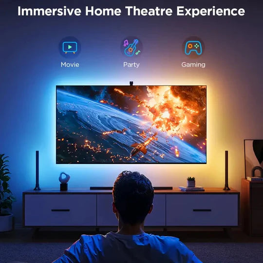 Tira Led Inteligente + Camara Sensor Cinta Luces RGB