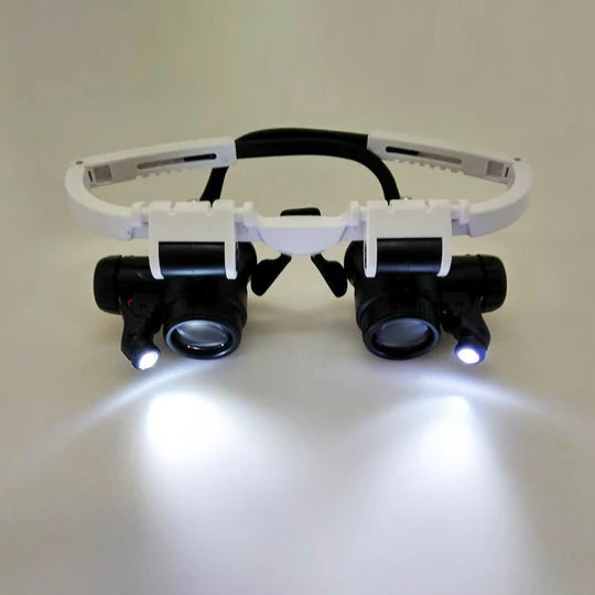 Gafas Led Aumento Ajustable Lumilens