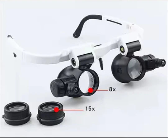 Gafas Led Aumento Ajustable Lumilens