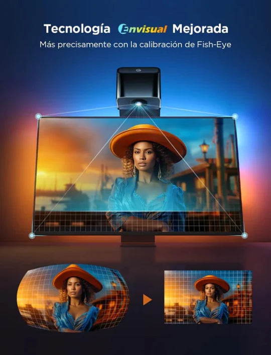 Tira Led Inteligente + Camara Sensor Cinta Luces RGB